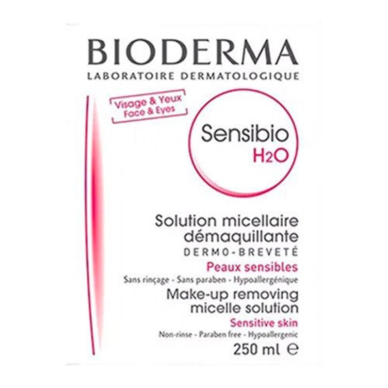 solução micelar bioderma sensibio h2o 250ml