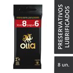 preservativo lubrificado olla sachê leve 8 pague 6