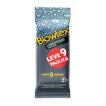 preservativo lubrificado blowtex sache clássico leve 9 pague 6