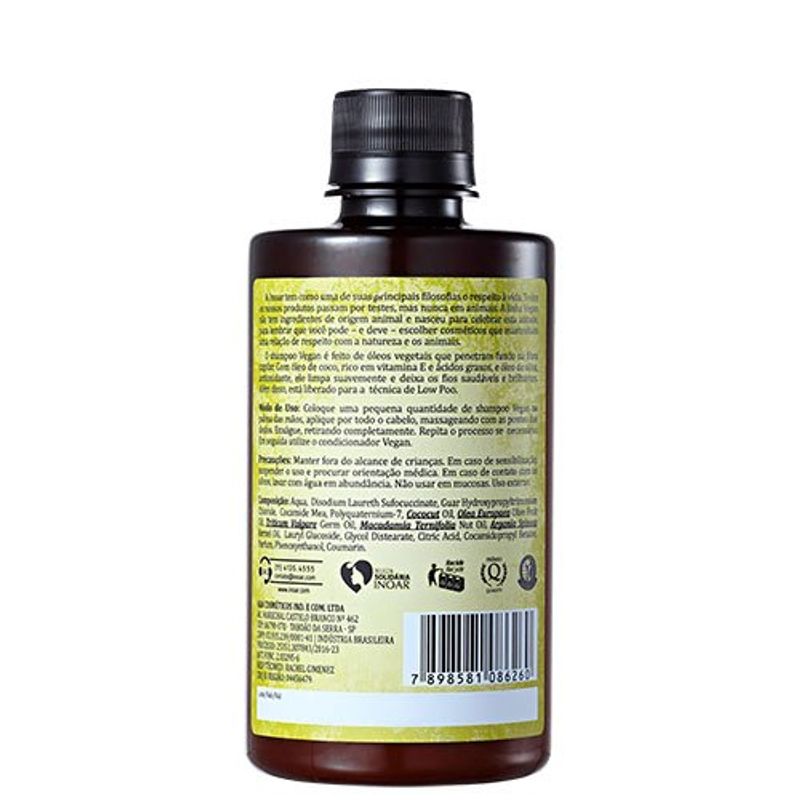 shampoo inoar vegan 300ml