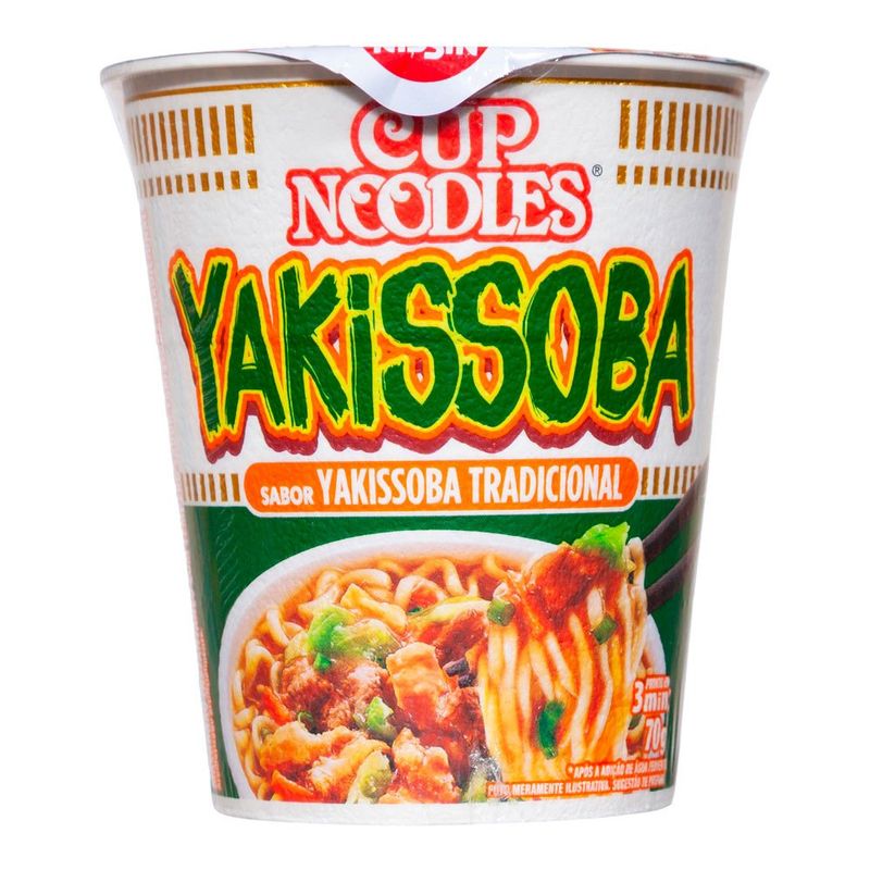 cup noodles sabor yakissoba 70g