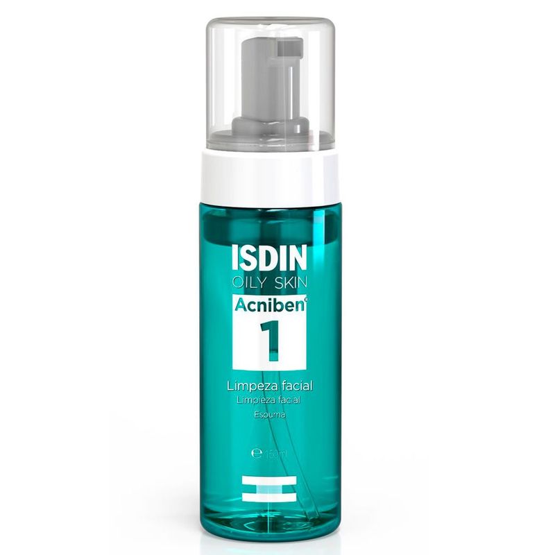 espuma de limpeza facial isdin acniben 1 150ml