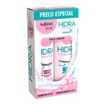 kit shampoo + condicionador hidra ceramidas salon line 300ml