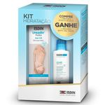 kit ureadin hidratação isdin hidratante para os pés 80,25g + gel de banho 100ml