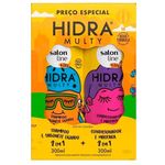 kit shampoo + condicionador hidra multy salon line kids