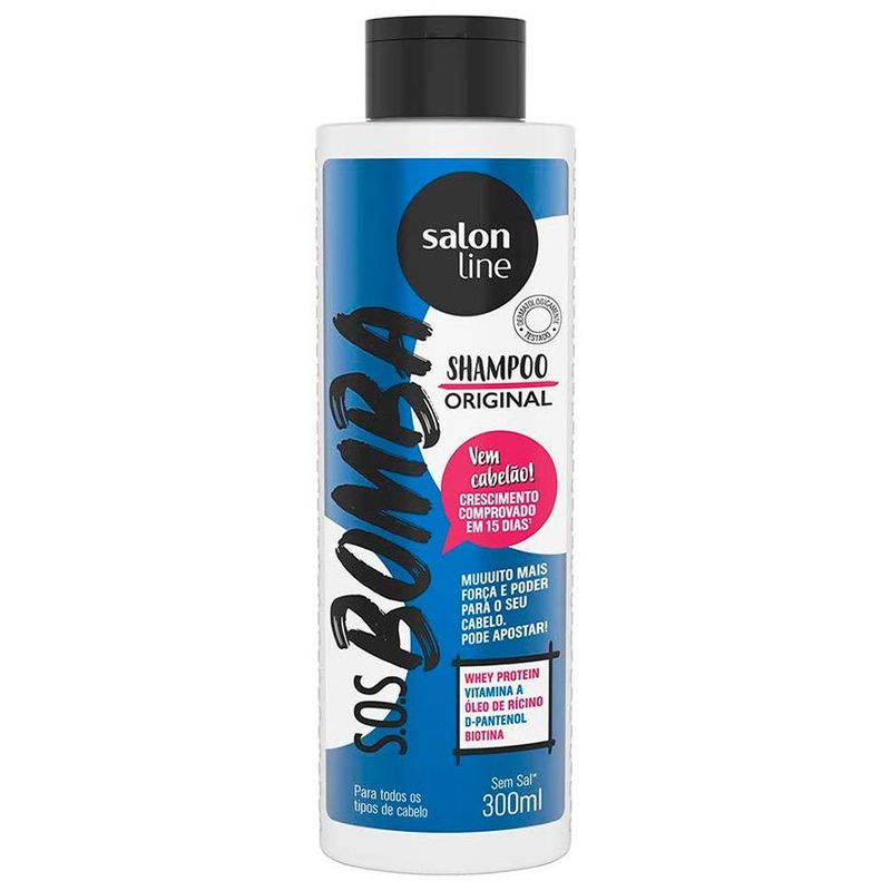 shampoo salon line sos bomba original 300ml