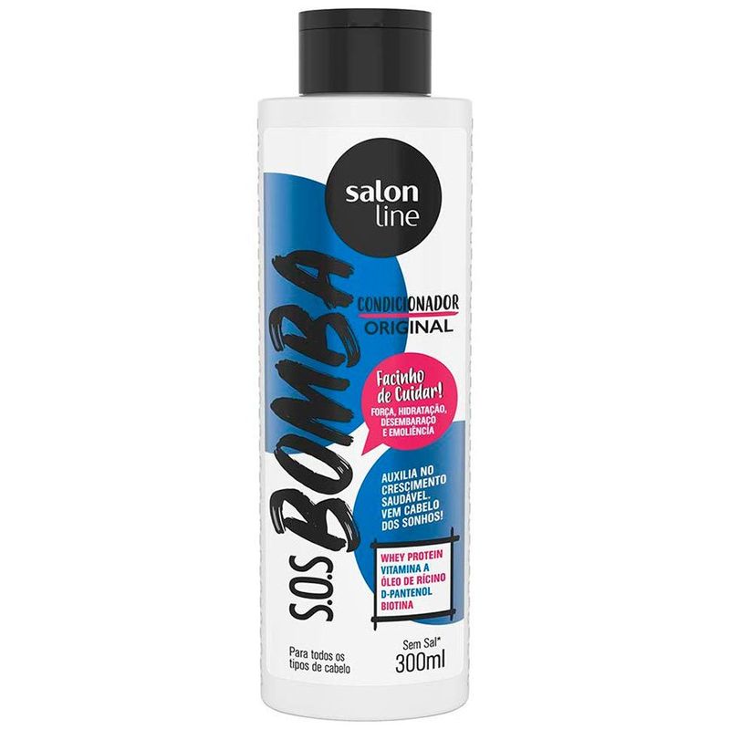 condicionador salon line uso diário bomba unit 300ml