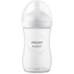 mamadeira philips avent pétala 3.0 transparente 260ml