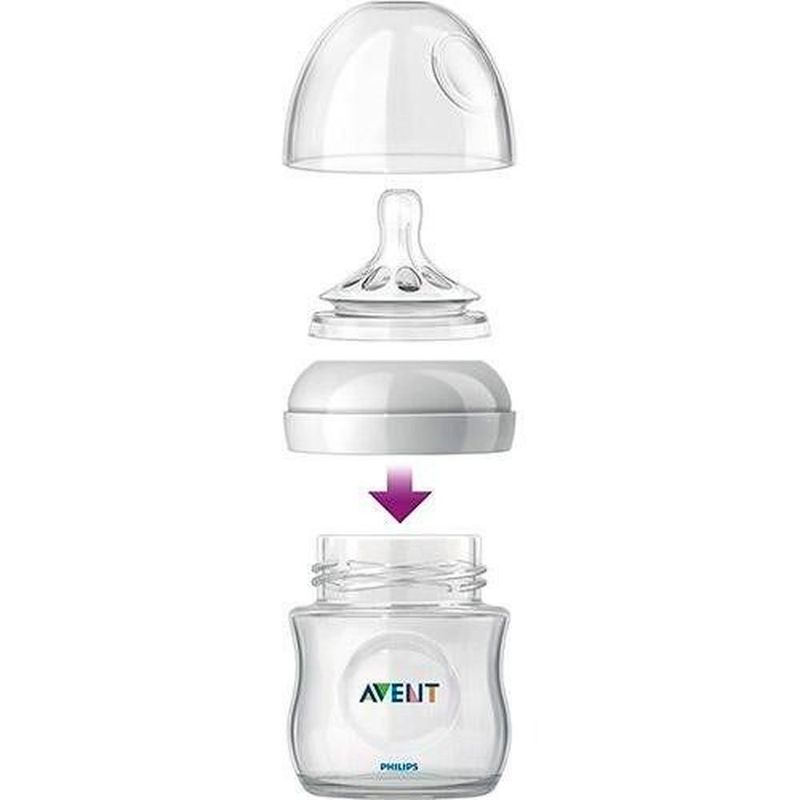 mamadeira avent pet transparente 125ml
