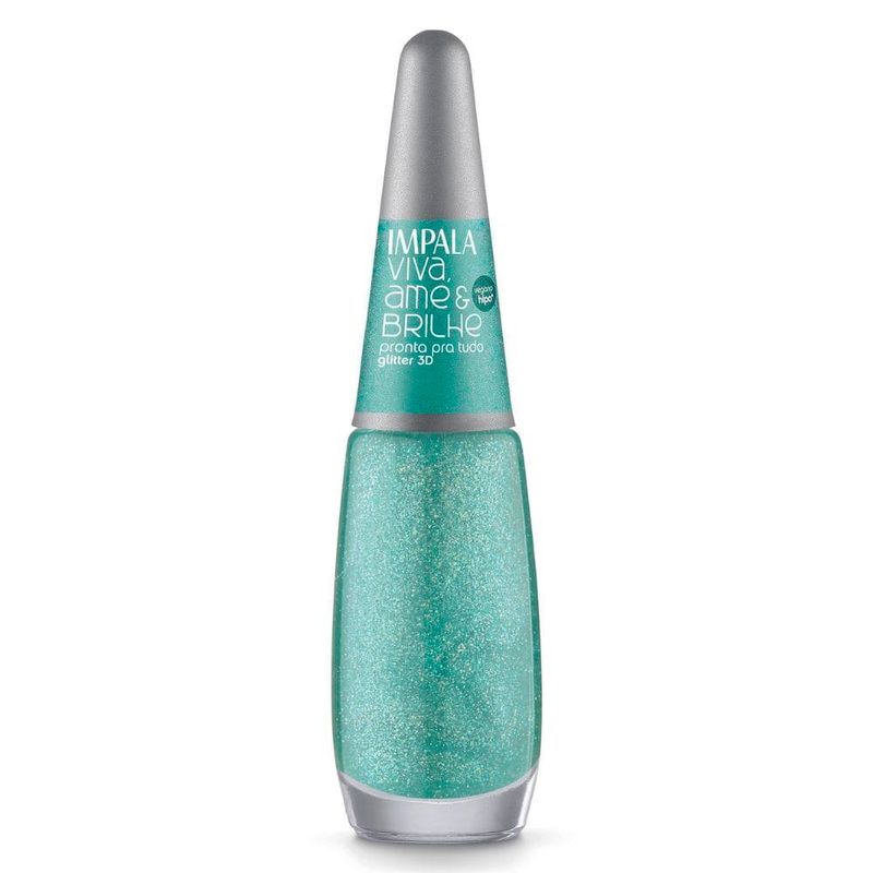 esmalte impala glitter 3d pronta pra tudo
