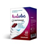acalentus l-triptofano 250mg 60 cápsulas maxinutri