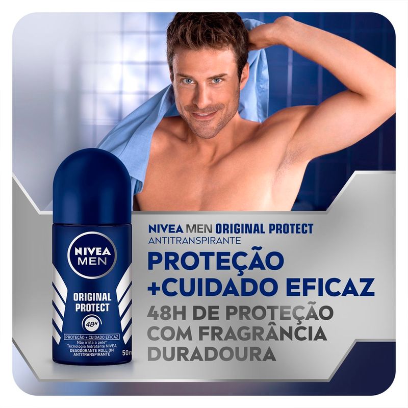 desodorante roll on nivea men original protect 50ml