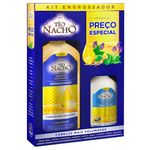 kit tio nacho engrossador antiqueda shampoo 415ml + condicionador 200ml