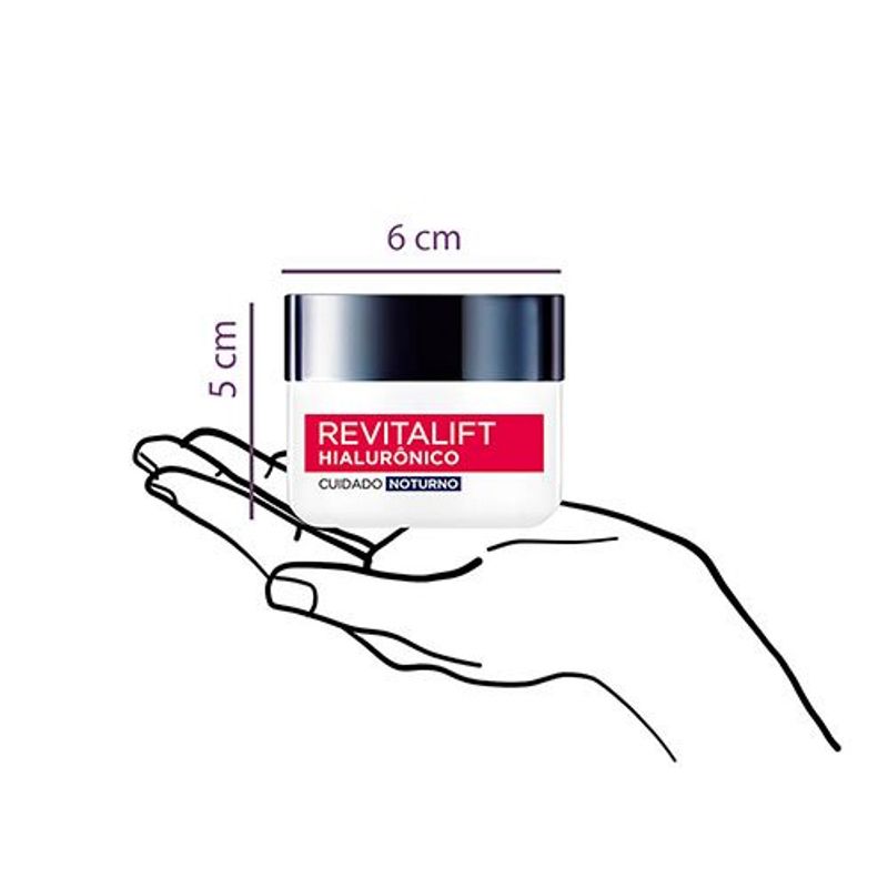 creme facial hidratante noturno 50ml revitalift preenchedor