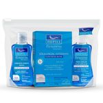 kit nupill sabonete líquido 60ml+sérum facial nano hyaluronic 30g+água micelar 60ml