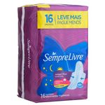 sempre livre absorvente noturno suave com abas leve 16 pague 14