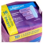 sempre livre absorvente noturno suave com abas leve 16 pague 14