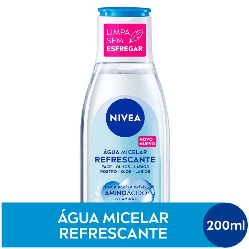 água micelar nivea micellair solução de limpeza 7 em 1 200ml