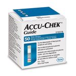 tira para controle teste de glicemia accu-chek guide 50 tiras