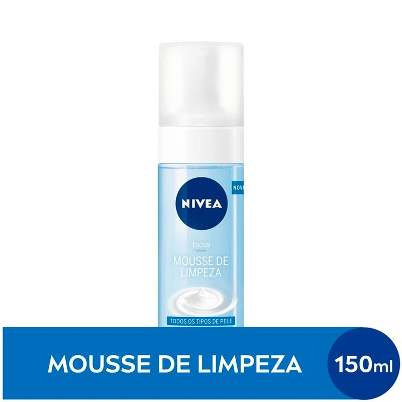 mousse de limpeza facial nivea 150ml