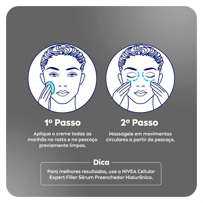 creme facial nivea cellular antissinais dia fps 30 52g