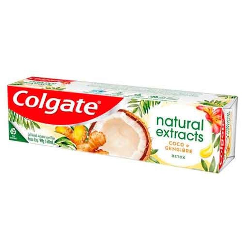 creme dental colgate extra natural detox 90g