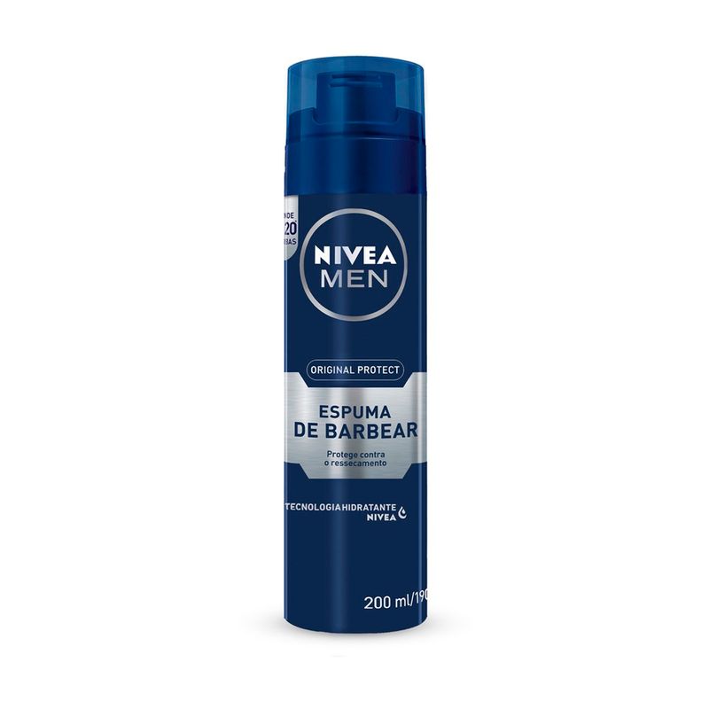 espuma de barbear nivea men 193g
