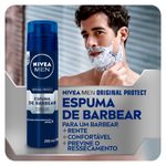 espuma de barbear nivea men 193g