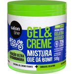 gel & creme salon line fixação ultra extraordinária 500g
