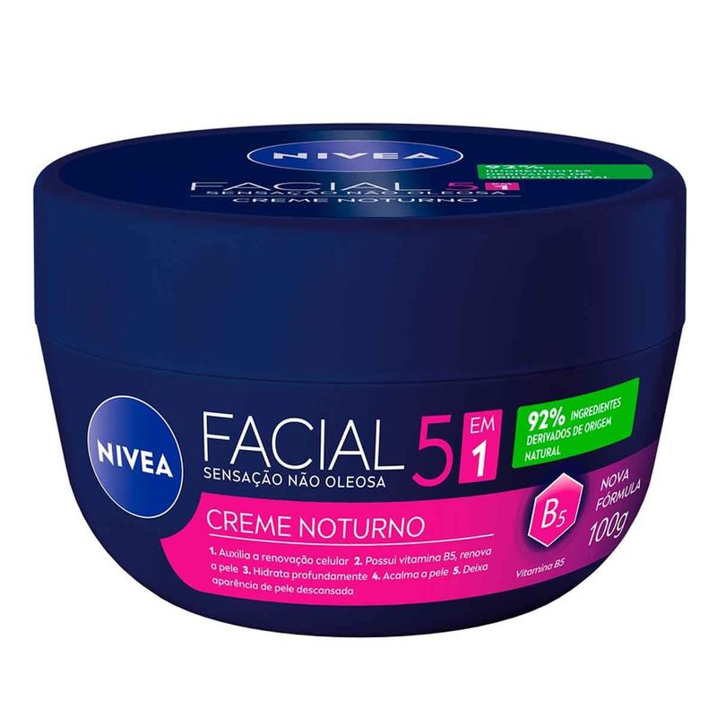 creme facial nivea noturno 100g