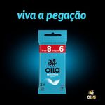 preservativo lubrificado olla sachê sensitive leve 8 pague 6
