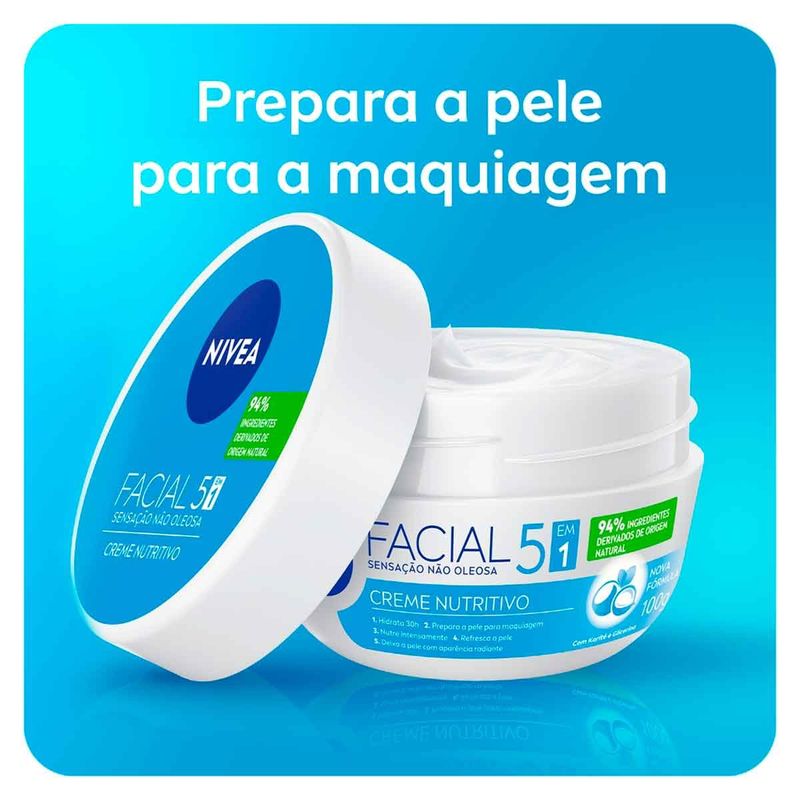 creme facial nivea nutritivo 100g