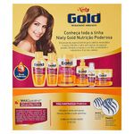 kit shampoo 275ml + condicionador 175ml niely gold nutrição mágica