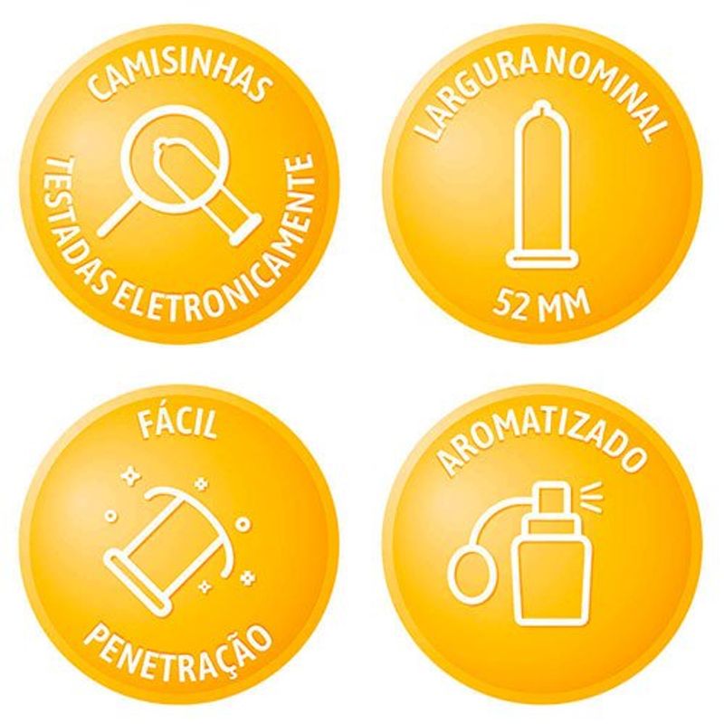 preservativo lubrificado blowtex twist morango menta e tutti-frutti 6 unidades sachê