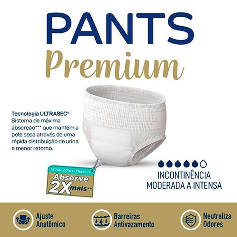 roupa íntima bigfral pants premium tamanho p/m 16 unidades
