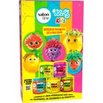 kit salon line kids shampoo 300ml+condicionador 200ml cheirinho de uva