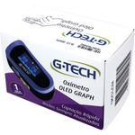oxímetro de pulso g-tech modelo oled graph