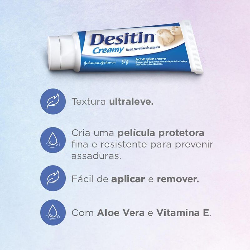 creme preventivo para assadura desitin creamy 113g