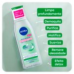 água micelar nivea limpeza 7 em 1 efeito matte 200ml