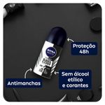 desodorante rollon nivea invis black & white power 50ml