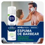 espuma de barbear nivea sensitive 200ml