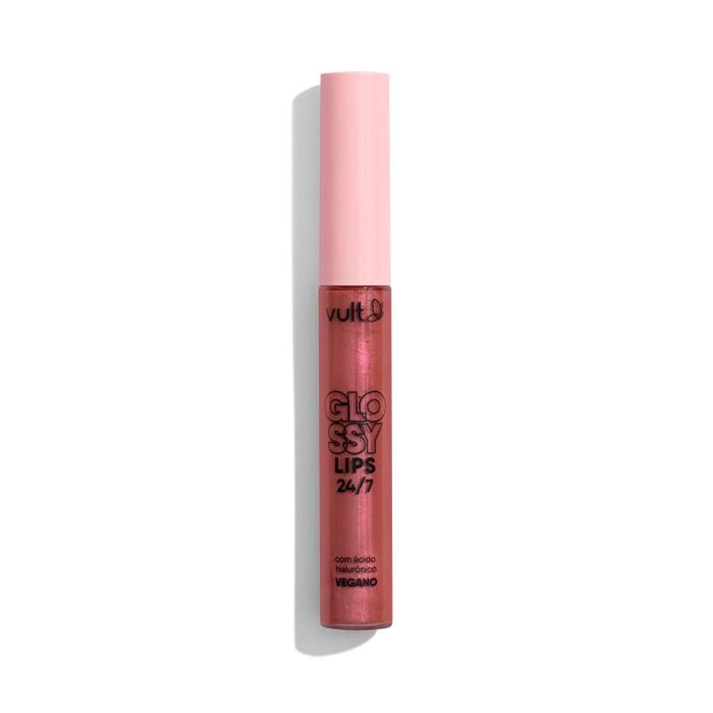 gloss labial vult pêssego cintilante glossy lips 24/7