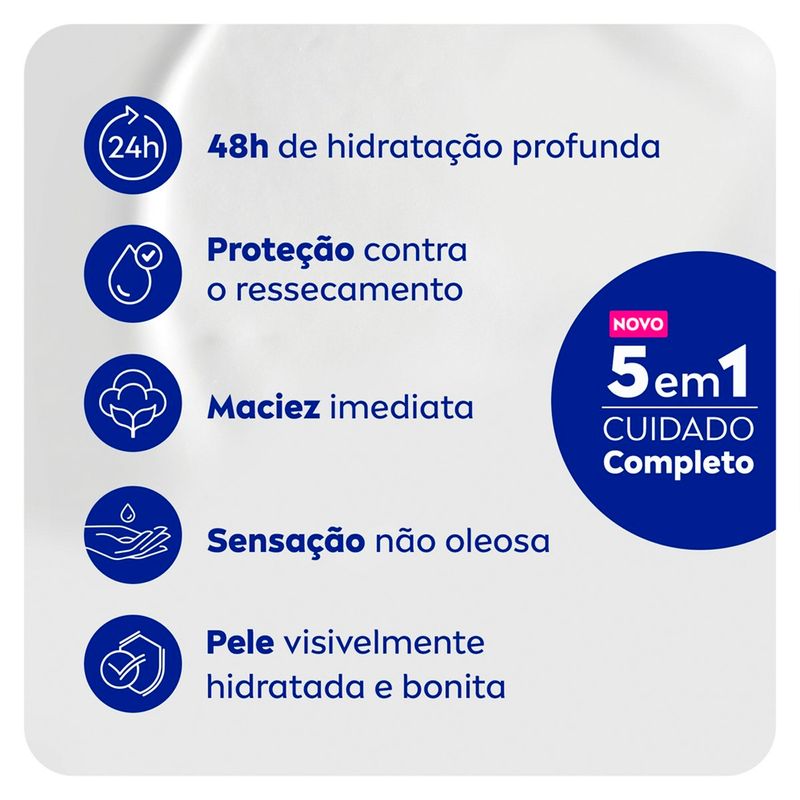 hidratante corporal nivea milk 200ml