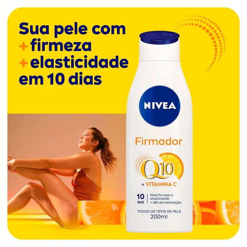hidratante corporal nivea firmador q10 plus 200ml