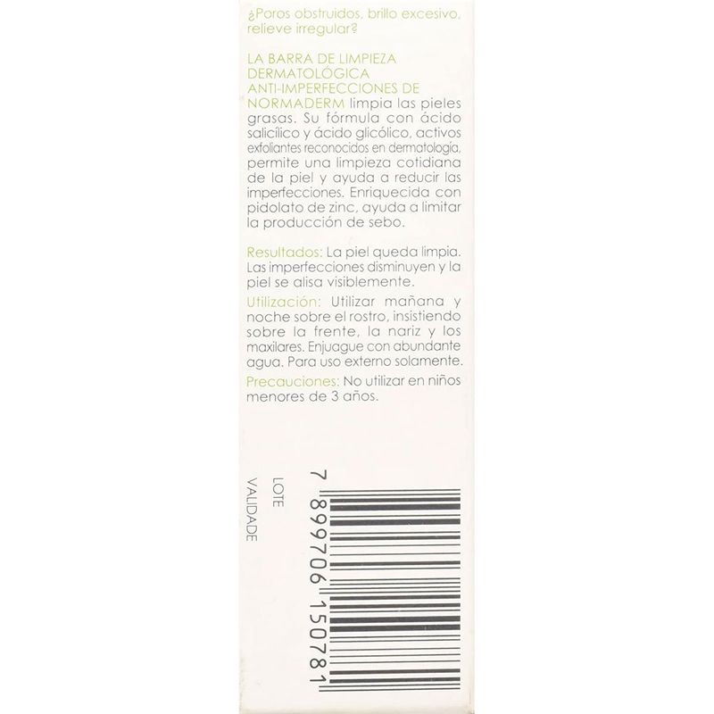 sabonete barra normaderm 70g