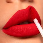 batom líquido vult matte vermelho rubi nano hd