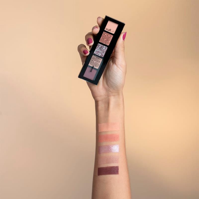paleta de sombras vult essentials rose