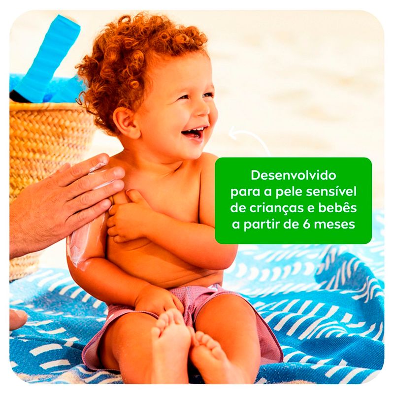 protetor solar nivea kids sensitive & pure fps 60 125ml
