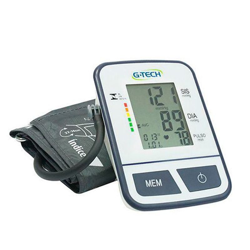 aparelho de pressão digital automático de braço g-tech bsp11