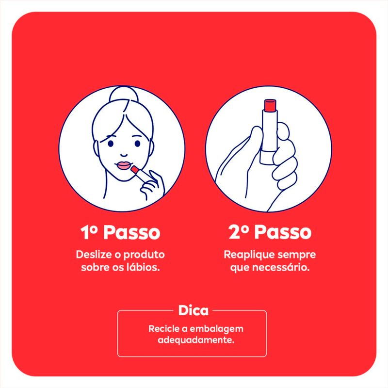 protetor labial nivea fruity shine fps 10 4,8g